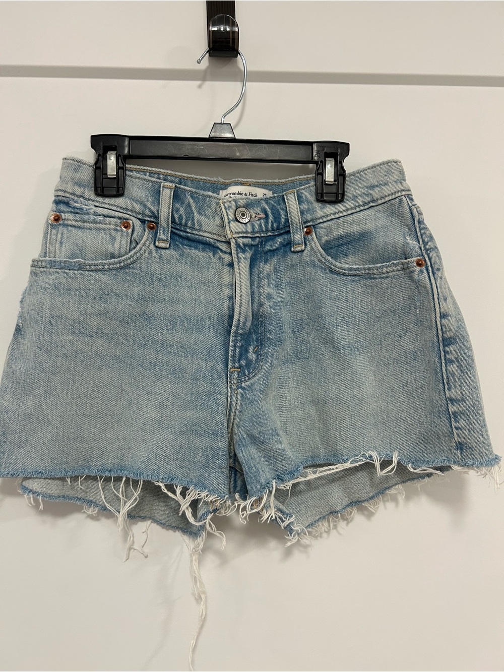 Abercrombie & Fitch The Mom Short Mid Rise Curve Love Size 25